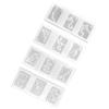 4-teiliges Set Silikon Schild Anhänger Form Stanzfreie Anhänger Schmuck für Zuhause Küche DIY Gebrauch