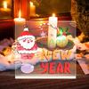 LED Note Board with 12 Pens Colorful DIY Night Light Up Acrylic Message Board Rewritable Glowing Drawing Message Lamp Kids Gift