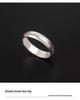 S925 Sterling Silver Magic Ring - Unisex European Retro Style, Lord of the Rings Inspired, Smooth Surface Couple Ring