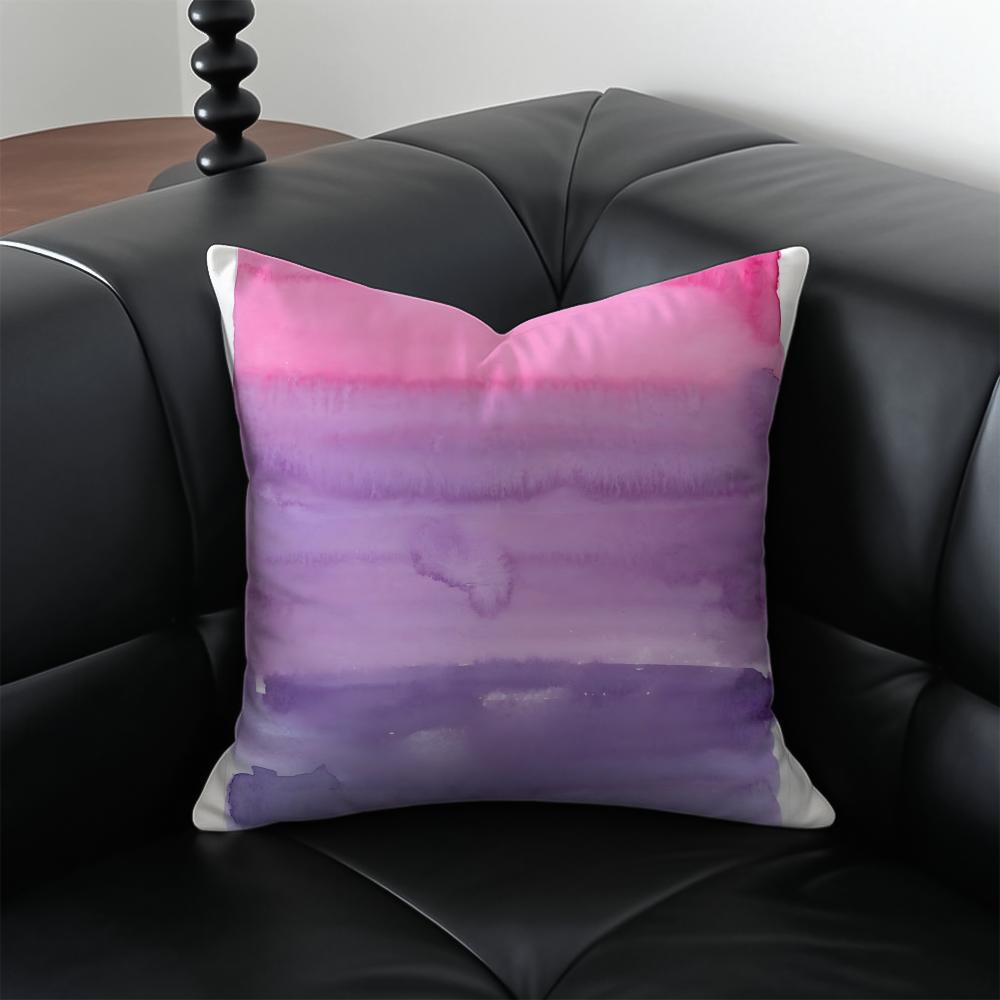 Ukiyoe Ocean Wave Pillow Japanese Style Cushion Cover Pillow Case Antidustmite Invisible zipper silky plush cushion