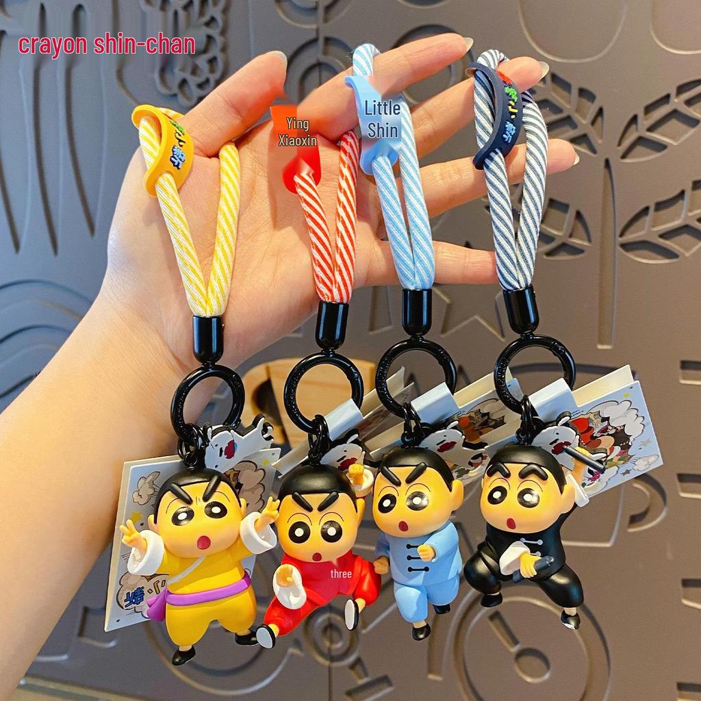 Crayon Shin-chan Kung Fu Keychain | Cute Backpack Pendant for Couples