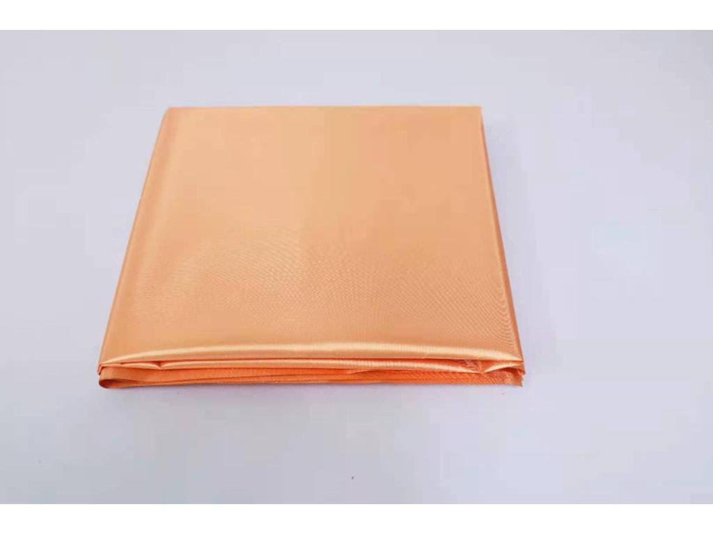 Gold Copper RFID Shielding Fabric: Conductive, Anti-Radiation, Antibacterial, Anti-Static, Electromagnetic Signal Blocker.