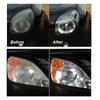 Headlight Restoration Kit | Scratch & Yellowing Remover with Polishing Wax | Anti-Fog & UV Protection for Plastic Lenses