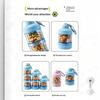 Protein Powder Dispenser Box With And Box For Food Storage Food - Grade Pc, Suitable For Gym Exercise Transparent