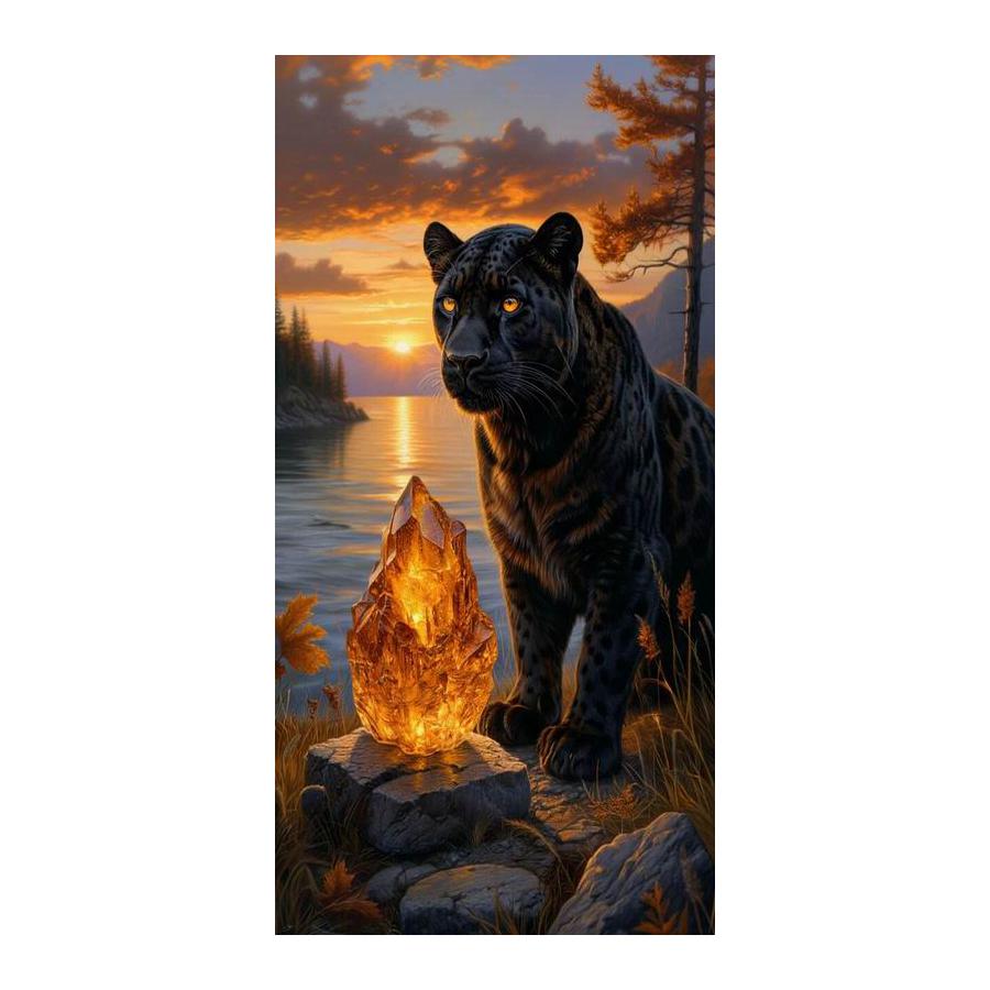 Black Panther Large Size Diamond Painting New Collection Wild Animals Diy Full Drill Rhinestone Embroidery Mosaic Cross Stitch Kits