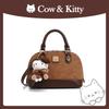 Portable shell bag women's new light luxury niche khaki cute shoulder messenger bag