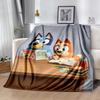 Bluey Learns Together Blanket Soft & Cozy Suitable for Bed Couch Livingroom All-Season Use Stylish Decor Best Holiday Gift for Friends Family