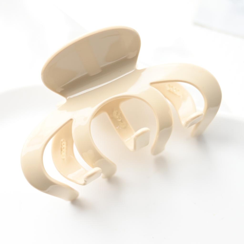 3.6"/9cm Celluloid Large Size Luxury Handmade French Design Elegant Fashion Hair Claw Tortoise Shell Accessories Women Hair Clip