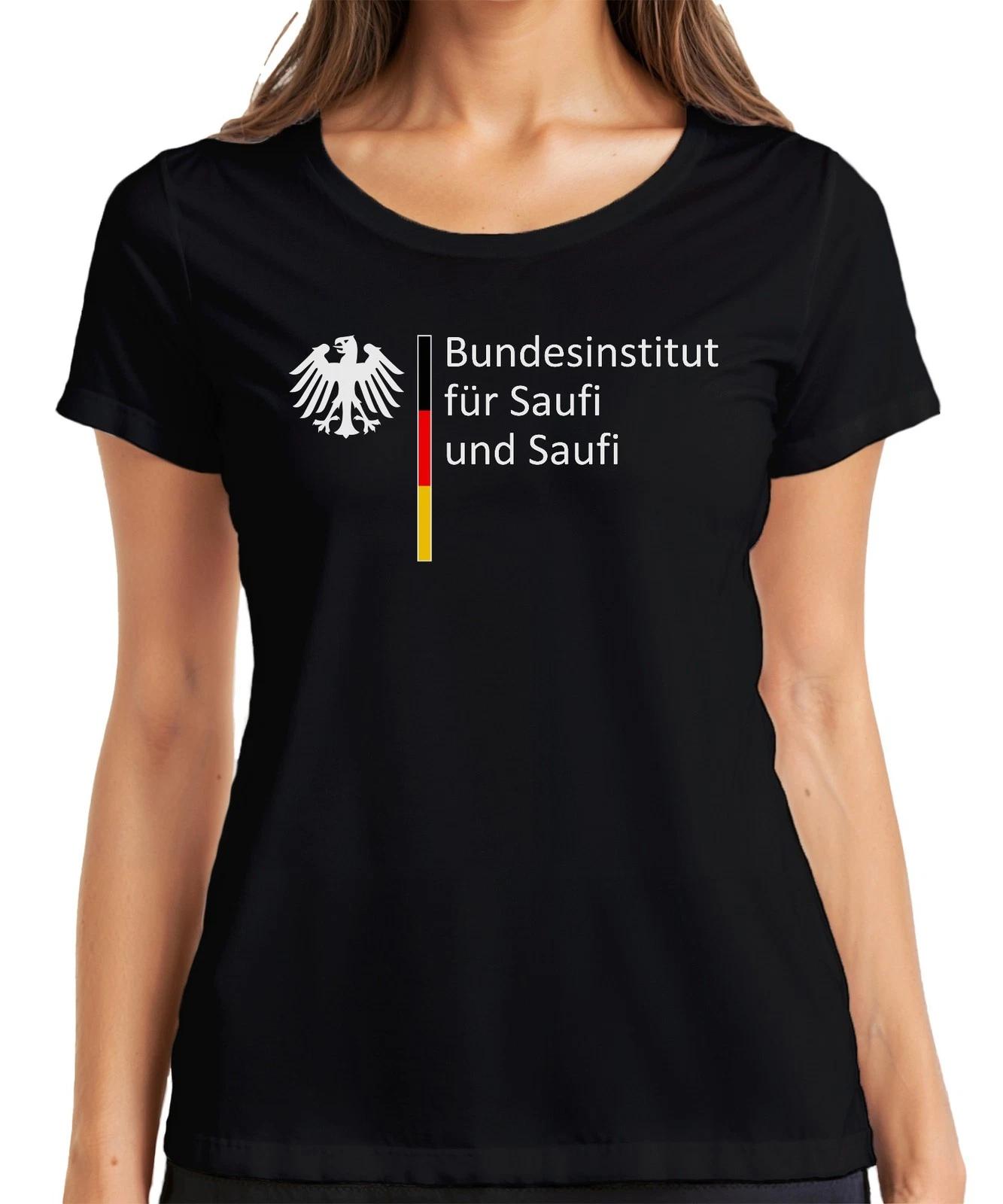 Bundesinstitut für Saufi Saufi Biertrinker Geschenkidee Malle Party Damen T-Shir XXXL