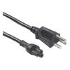C6 Plum Blossom 1.5m 10A US Standard AC Power Cord for Laptop/Monitor