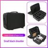Three-Layer Waterproof Makeup Artist Travel Case: Portable Cosmetic Storage Bag