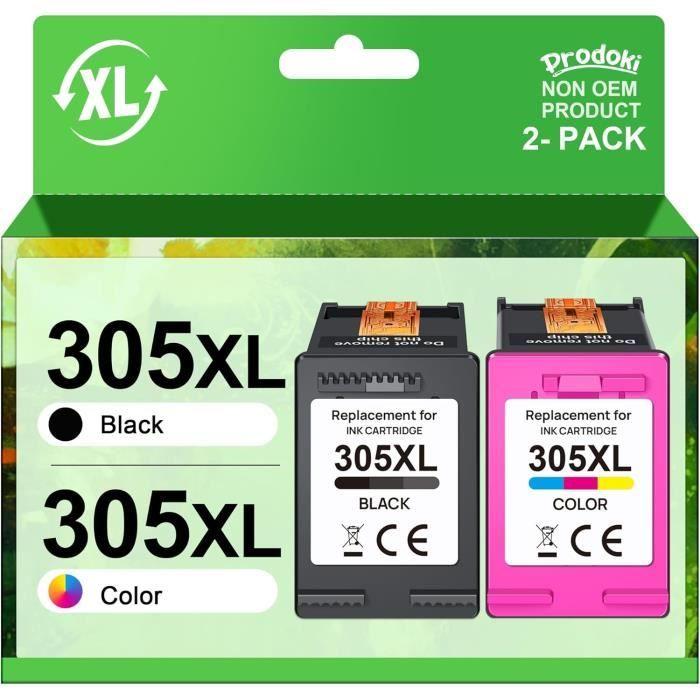 Ink Cartridge 305 XL - GENERIC - Black and Color - Compatible HP DeskJet and ENVY - High Yield