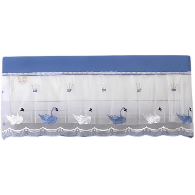 Universal Wall-Mounted Air Conditioner Dust Cover - Moisture-Proof, Full Coverage, Wind Blocker