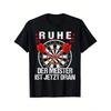 Calm, The Master'S Turn Now | Dart Player, Dart Game, Funny Vintage Men'S T-Shirt, Summer Casual, Outdoor Sports, Crew Neck, Short Sleeve,