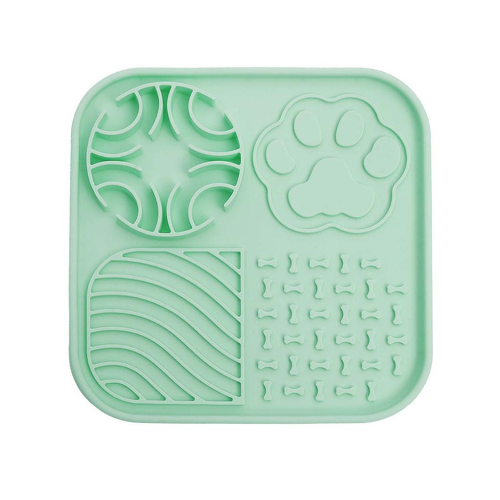 Creative Square Pet Licking for Cats and Dogs, Interactive Lick Pad for Treats and Food