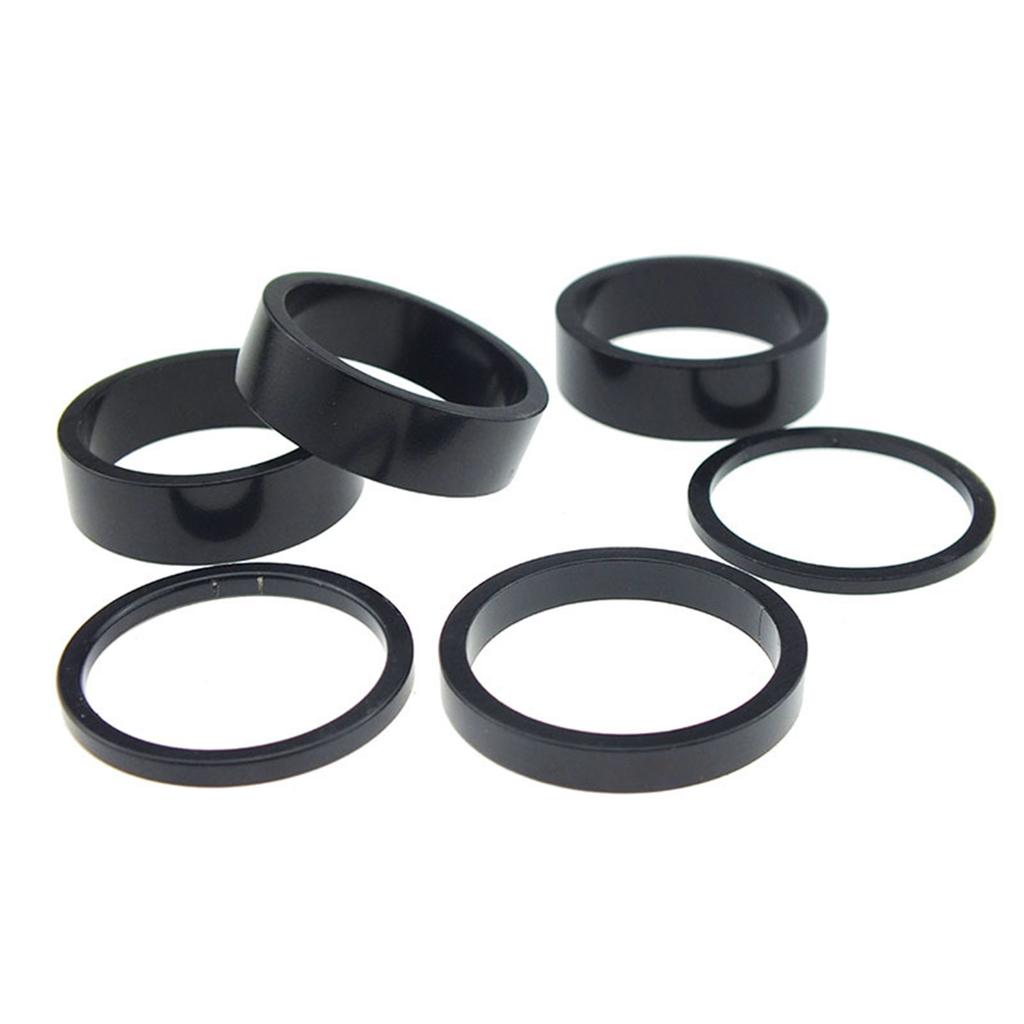 Bike Aluminum Alloy Headsets Spacers Front Fork Washer Bike Spacers Bike Headsets Stem Washer for Mountain Bicycles