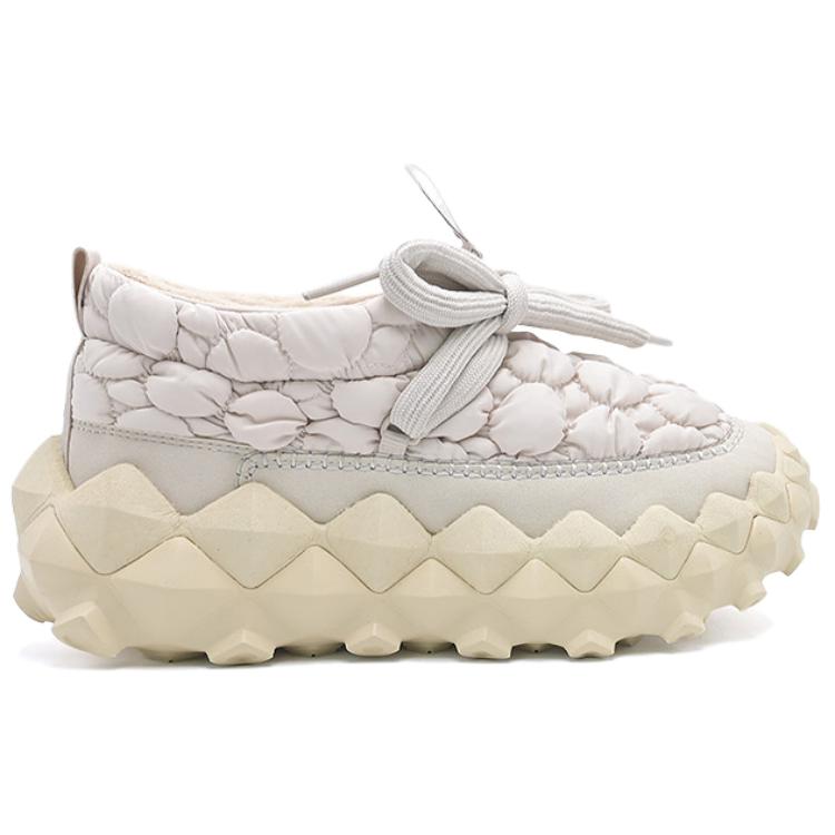 Li Ning Versatile Comfortable Wear-Resistant Height-Increasing Warm Low-Top Casual Shoes Unisex Casual Shoes Gray AZGV117-4