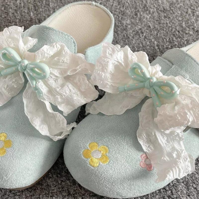 Casual style versatile one-pedal lazy shoes women's new summer with skirt bag head half slippers women