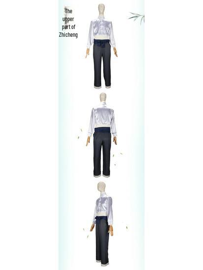 Blaues Kung-Fu-Gefängnis-Cosplay-Kostüm - Chinesischer Stil