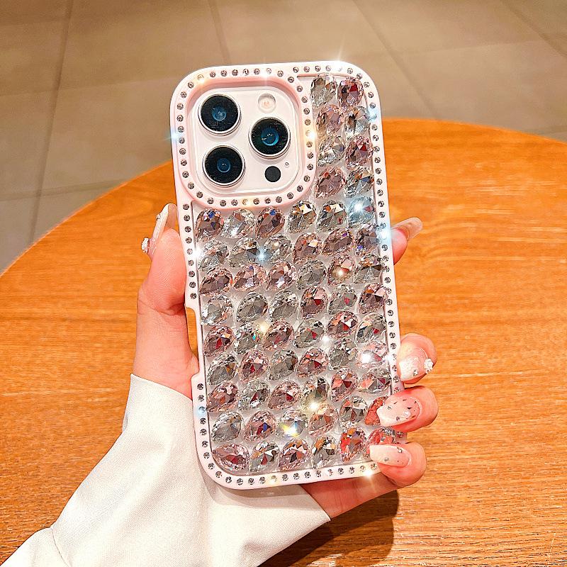 Luxury 3D Rhinestone Bracelet Phone Case for iPhone 17 Pro Max/16/14/13