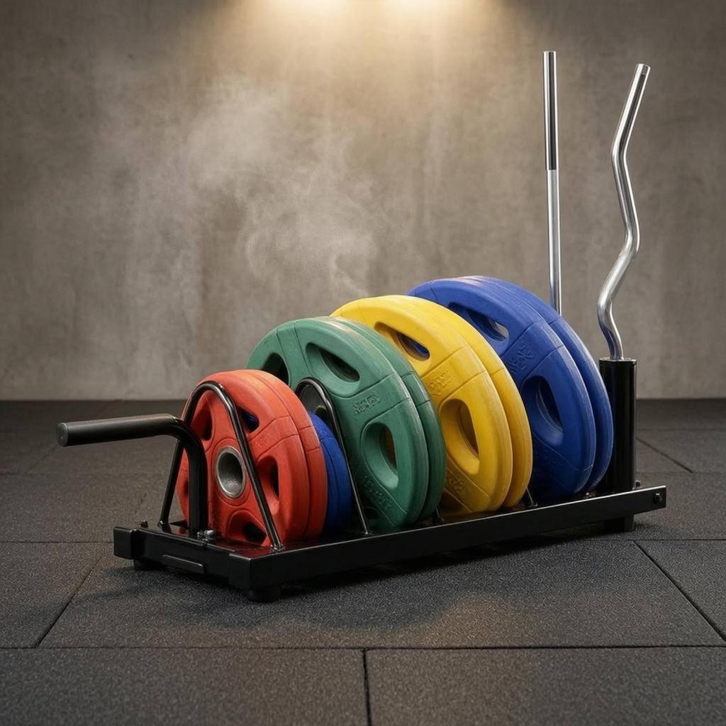 Weight Plate Holder Fused Storage Rack Metal