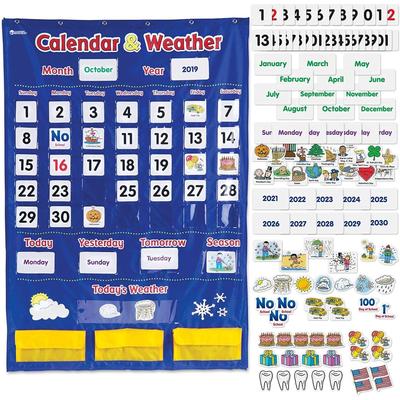 Learning Resources Kalender & Weer Pocket Grafiek Kalender & Weer LER 2418