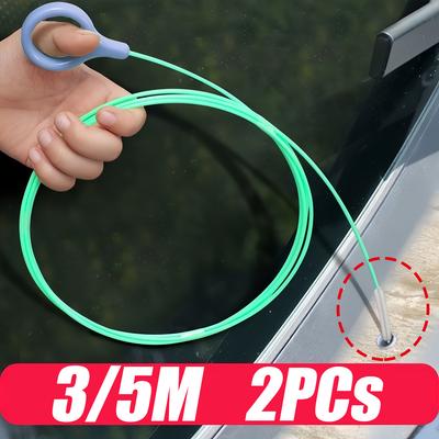 3/5m Kefa na čistenie potrubia odtokového otvoru, flexibilná drenážna kefa na čistenie strešného okna, čistiaca kefa na umývanie auta, príslušenstvo