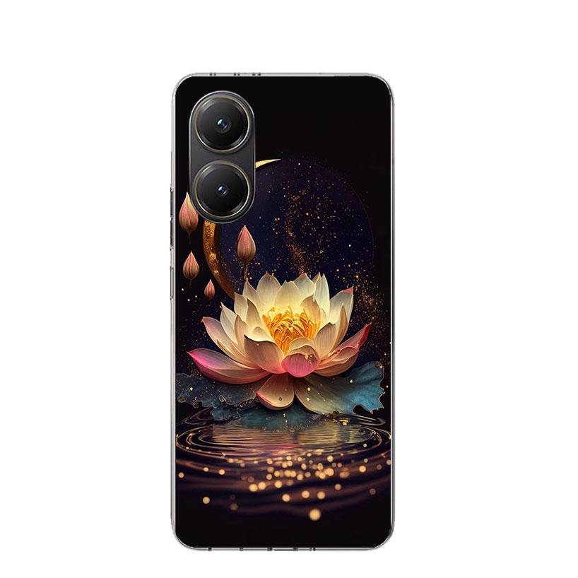 Buddhistischer Feuerlotus Handyhülle Für Xiaomi Poco X3 X5 X6 X7 X4 Nfc F7 Ultra F6 F5 Pro F4 Gt F3 M6 M5S M4 M3 Kunst Hülle Coque Poco