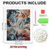 DIY Nine-tailed Fox Leader Pearl Art Painting for Adults/Beginners Gift Home Decor Pearl Gem Paintings Picture Arts Craft 30x40cm Without Frame