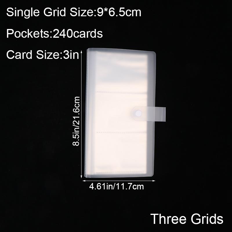 Průhledné fotoalbum Mini Polaroid album Kniha pro sbírku fotografií, karet, jízdenek Fotokarta Fotoalbum DIY pořadač