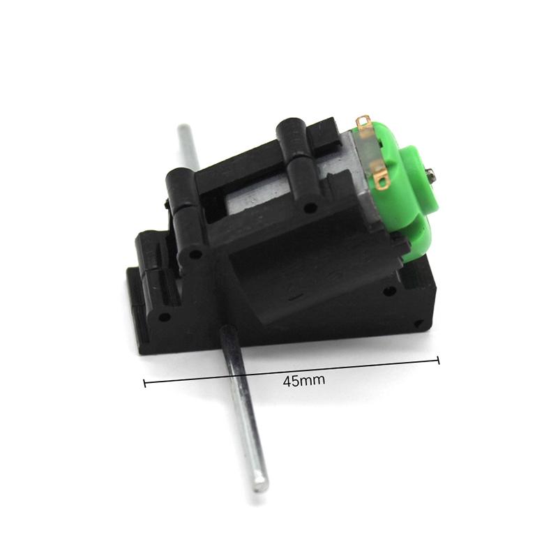 Motor cu unghi teșit cu dublu arbore, costum reductor cu vierme, piese de bricolaj, telecomandă de înaltă calitate, mașină, barcă, rezervor, jucărie, model de mașină, motor