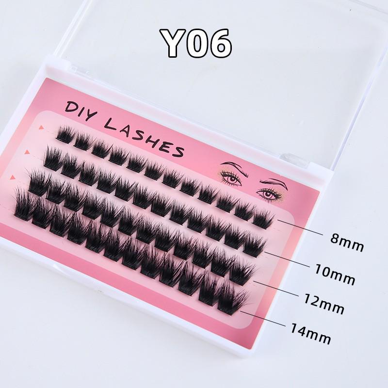 Natural Look Faux Eyelashes: Lazy Dog & Fox Style, Best-Selling, Soft Single Cluster Segments