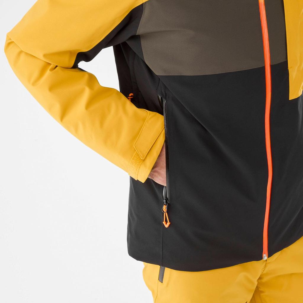 Millet Atna Peak Ski Jacket MIV9896 Size M Men's Black/Saffron (New Logo)