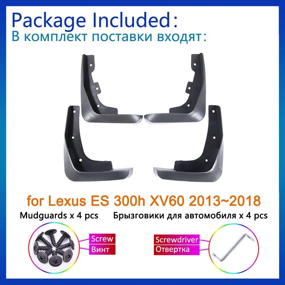 For Lexus ES 300h XV60 2013 2014 2015 2016 2017 2018 Mudguards Splash Front Rear Wheels Fender Mudflaps Car Styling Accessories