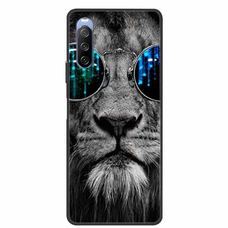 For Sony Xperia 10 IV Cases Soft TPU Silicone Cat Animal Phone Covers For Sony Xperia 1 IV Back Cases Funda for Xperia10IV 6.0''