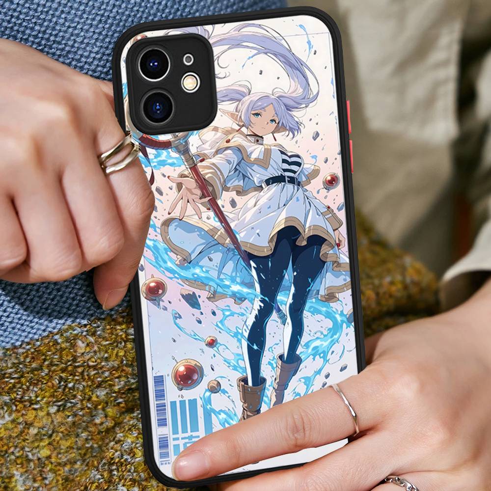 Anime Frieren Cute Phone Case For IPhone 16e 16 15 14 13 12 11 Pro Max X XS Max Plus Matte Clear