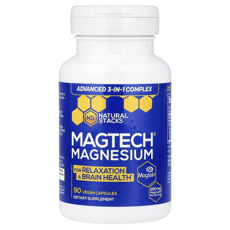 MagTech®, Magnesium, 90 Vegan Capsules (66.6 Mg Per Capsule)