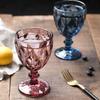 European Nordic Colored Glass Red Wine Glasses