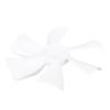 2pcs 6 Inch RV Vent Fan Blade High Efficiency RV Bathroom Roof Vent Fan Blade for Heng's White