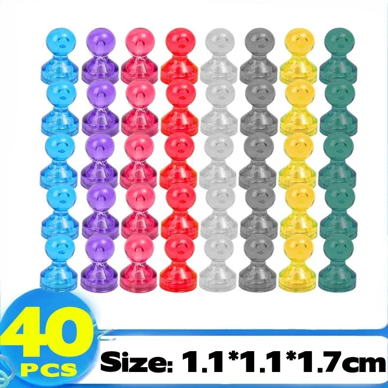 Mini Colorful Magentic Pushpins Whiteboard Map Magnet Push Pin Strong Magnet Refrigerator Pushpin Home Office Supplies Wholesale