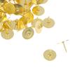 50Pcs/Set Butterfly Clutch Tie Tacks Pin Back Replacement Blank Pins Gold