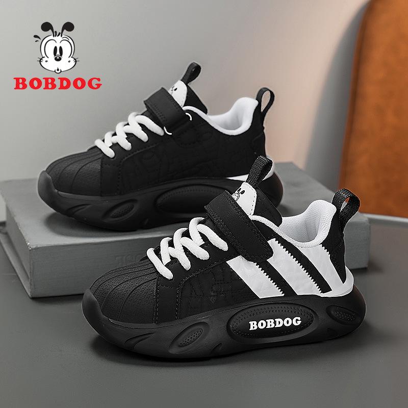 Bobodou Jungen Winterschuhe 2025 Baumwolle: Samtgefütterte, Warme Sportschalen-Schuhe für Mittelgroße & Große Kinder