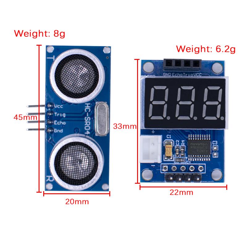 LIZAO HC-SR04 Ultrasonic Sensor HCSR04 Distance Detector Ranging Module Arduino Compatible