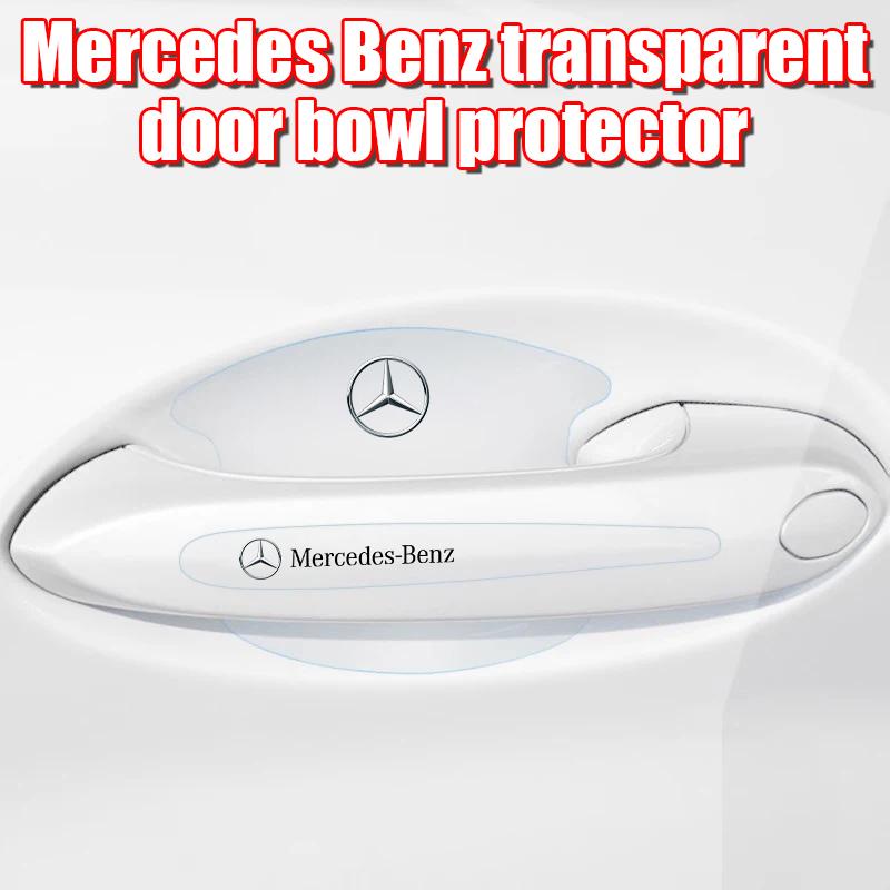 סרט הגנה שקוף מ-PVC לקערת ידית דלת רכב למרצדס בנץ AMG W204 W205 W177 אביזרי שיפוץ אוטומטי W117 W222