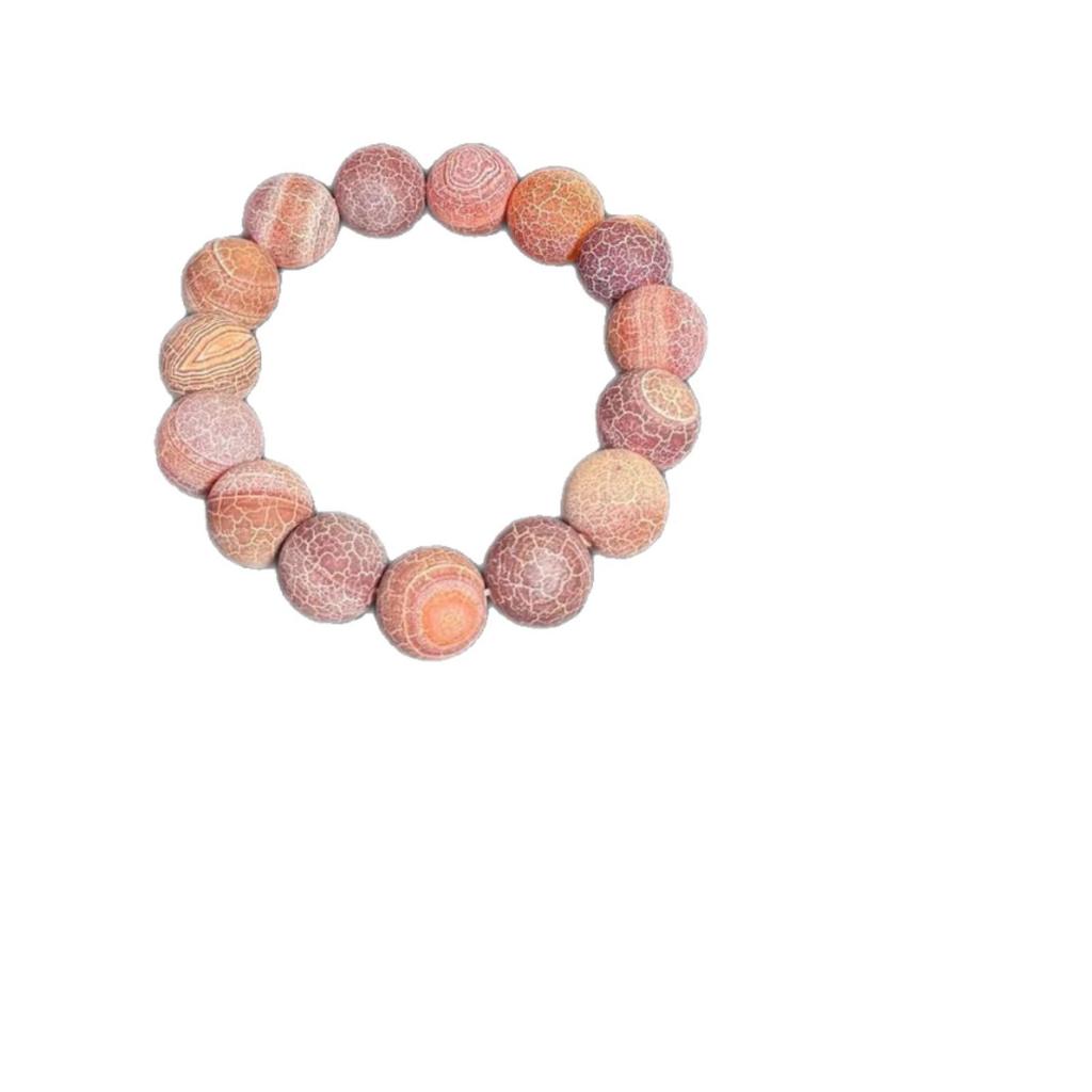 Natural Dragon Scale Agate Medicine Cream 14mm Bracelet