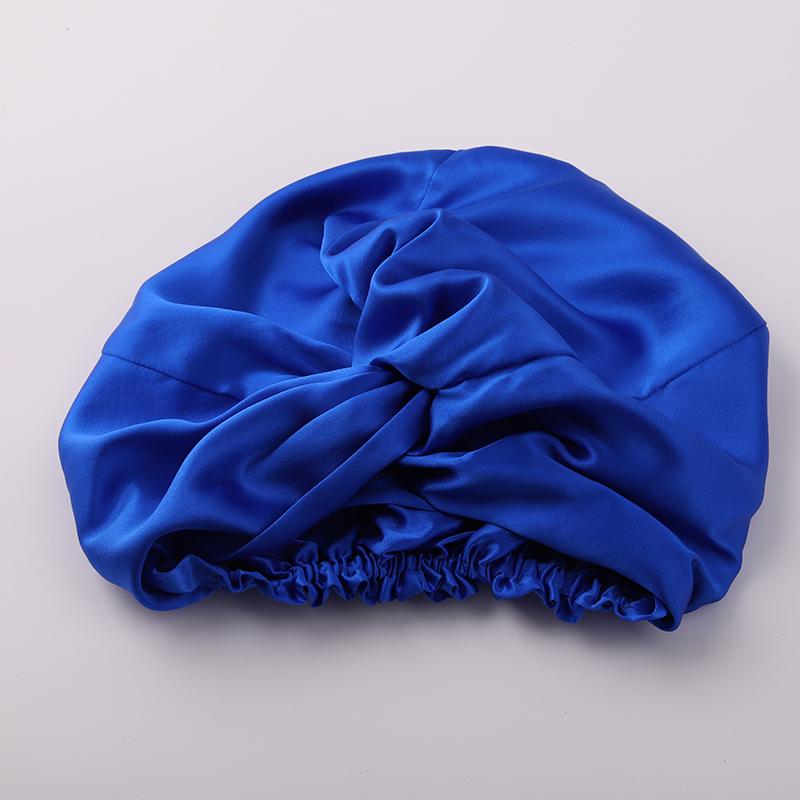 Mulberry Silk Night Cap 19 Momme Women's Solid Sleeping Hat Night Sleep Cap Hair Care Free Shipping World Wide