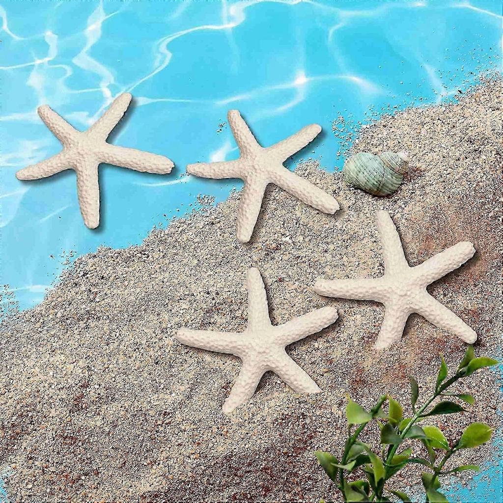 15 Pieces Creamy-white Pencil Finger Starfish For Wedding Dcor
