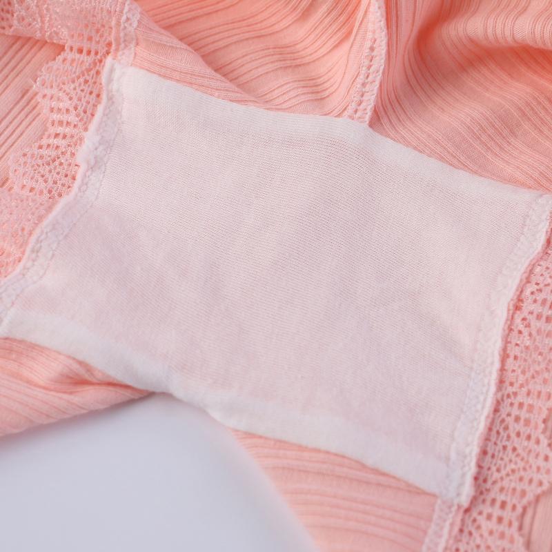 Nahtlose Baumwolle gerippt Mutterschaft Höschen Frauen Schwangerschaft Boyshorts Spitzenbesatz Unterwäsche über BumpBelly Support