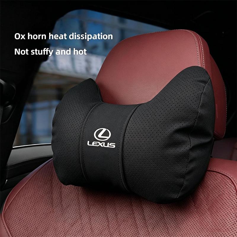 Lexus Car keychain/Car Interior Seat Suede leather Bull Horn Headrest For Lexus F SPORT ES RX NX LS UX LM LX GX LC RZ IS CT LBX.DW6