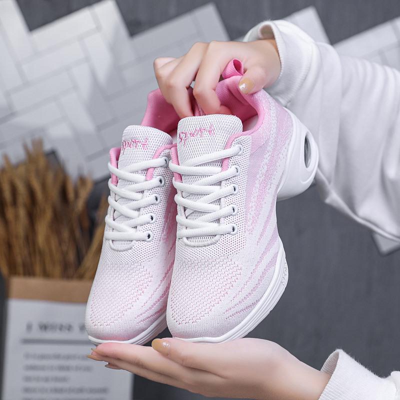 Women's 2025 Modern Dance Soft Sole Mesh Sneakers - Square Dance Shoes 822